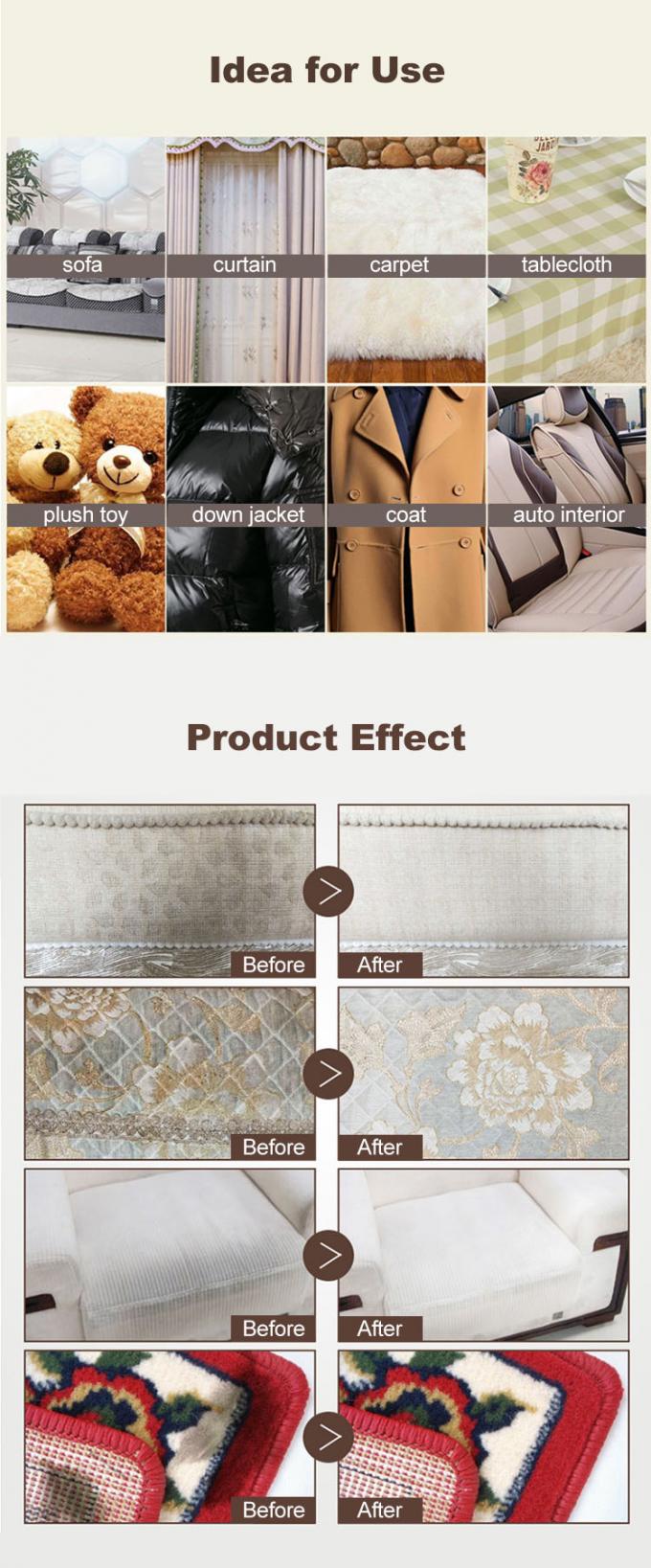 कपड़े/गद्दे के लिए एंजाइमों के साथ 500 मिलीलीटर कपड़े दाग हटाने वाला स्प्रे 1