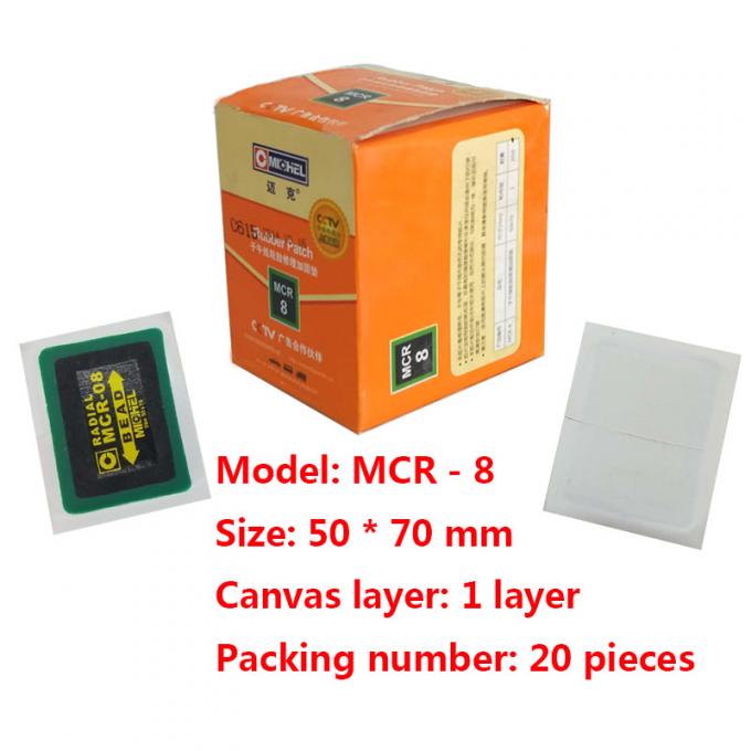 मिशेल 50 × 70 मिमी प्रबलित शीत टायर पैच रबड़ आईएसओ 9 001 0