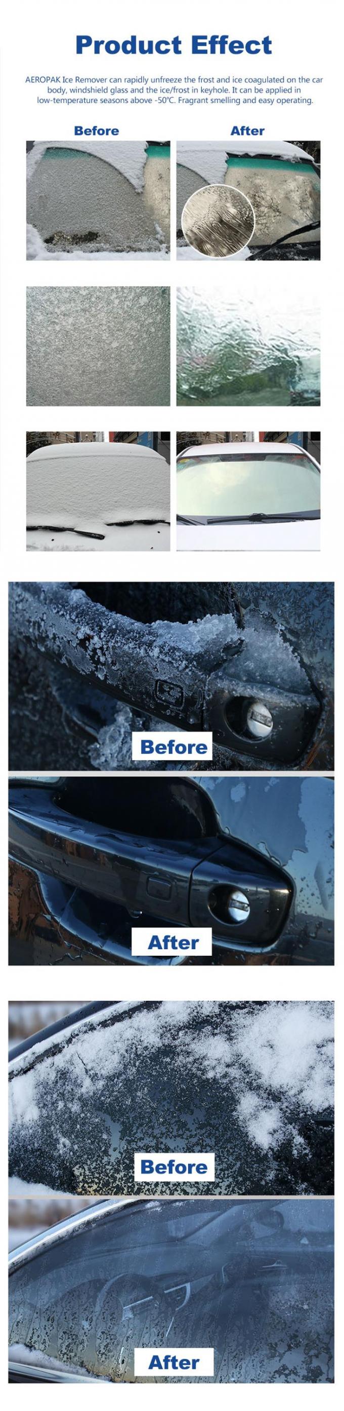 Aeropak 500ml विंडस्क्रीन आइस रिमूवर स्प्रे 12.3oz कार केयर स्प्रे 0