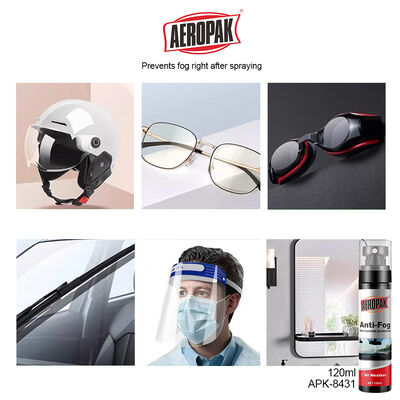 Aeropak 120ml Car Windshield & Window Anti-Fog Spray-Long Lasting No Streaks High Transparency