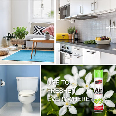 Aeropak 330ml Aerosol Fresh Jasmine Fragrance Air Freshener Spray