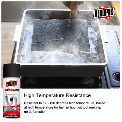 Aeropak APK-LS01 Waterproof Sealant Spray Anti-Corrosion Fast-Dry Leak-Stopper for Pipe Joints Cracks Concrete Hard Surfaces