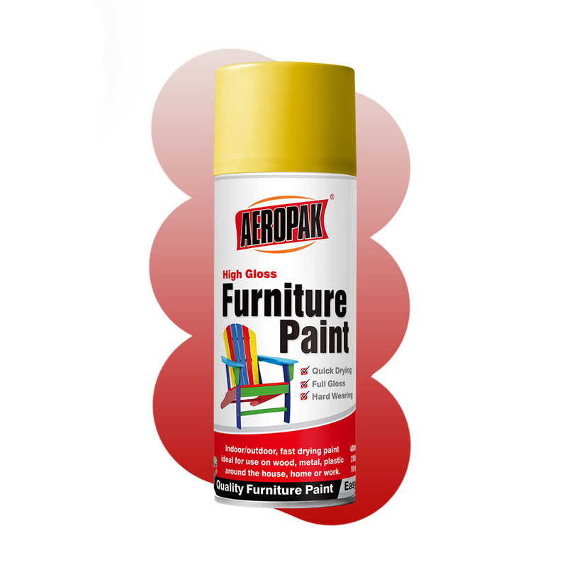 Aeropak 400ml Odorless Furniture Spray Paint with 3 Years Shelf Life for Wood and Multi-Surface