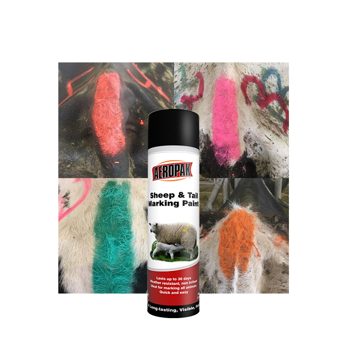 Eco-friendly 350g Animal Marking Spray Paint with 3 Years Shelf Life and 7500 Pieces MOQ