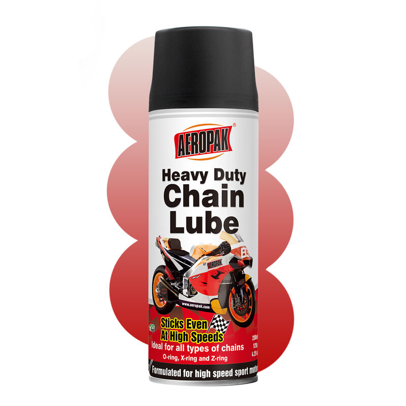 AEROPAK 200ml Aerosol Heavy Duty Anti Rust Bike Motorcycle Chain Lube Lubricant Spray with Base Oil Automotive Lubricant