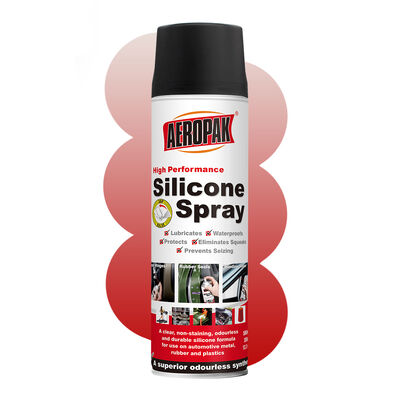 Aeropak 500ml एयरोसोल OEM उच्च प्रदर्शन सिलिकॉन स्प्रे बेस तेल औद्योगिक उपयोग विरोधी पहनने लंबी सेवा जीवन प्रवेश